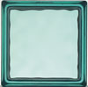 Brique Reflets turquoise